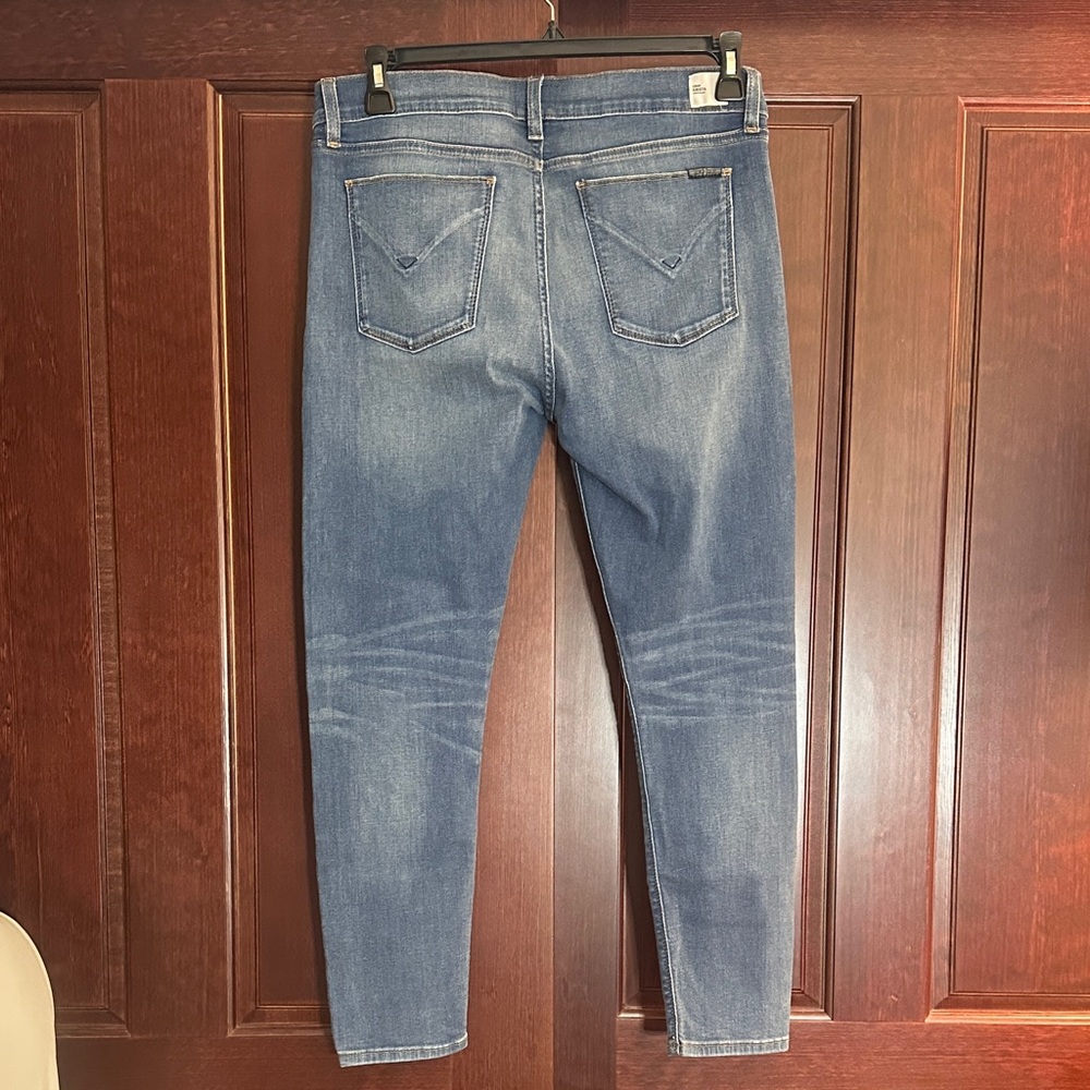 Hudson Jeans Women's Skinny Light Blue Stretch Denim - Picture 7 of 8